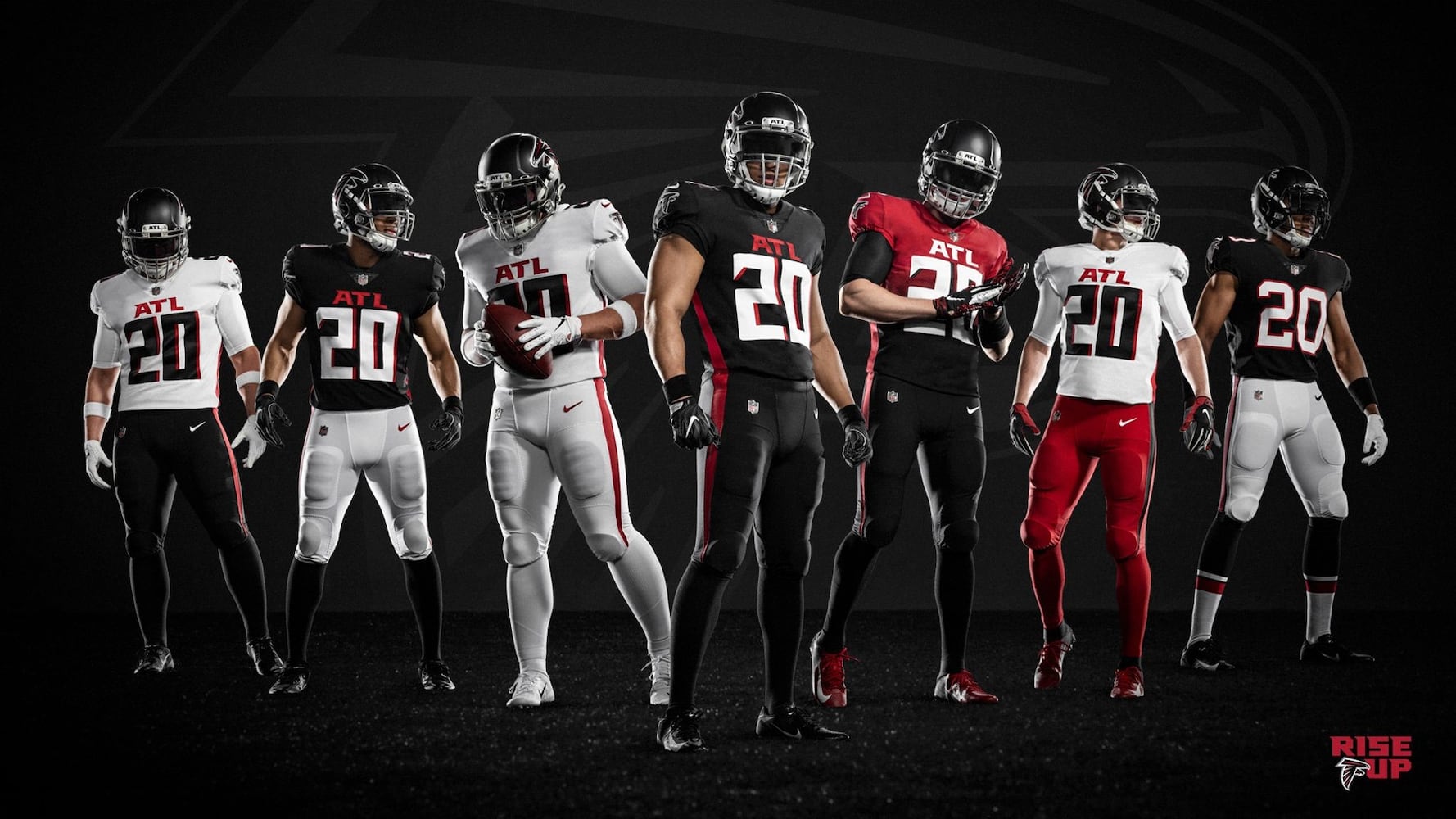 Photos: Falcons unveil new uniforms