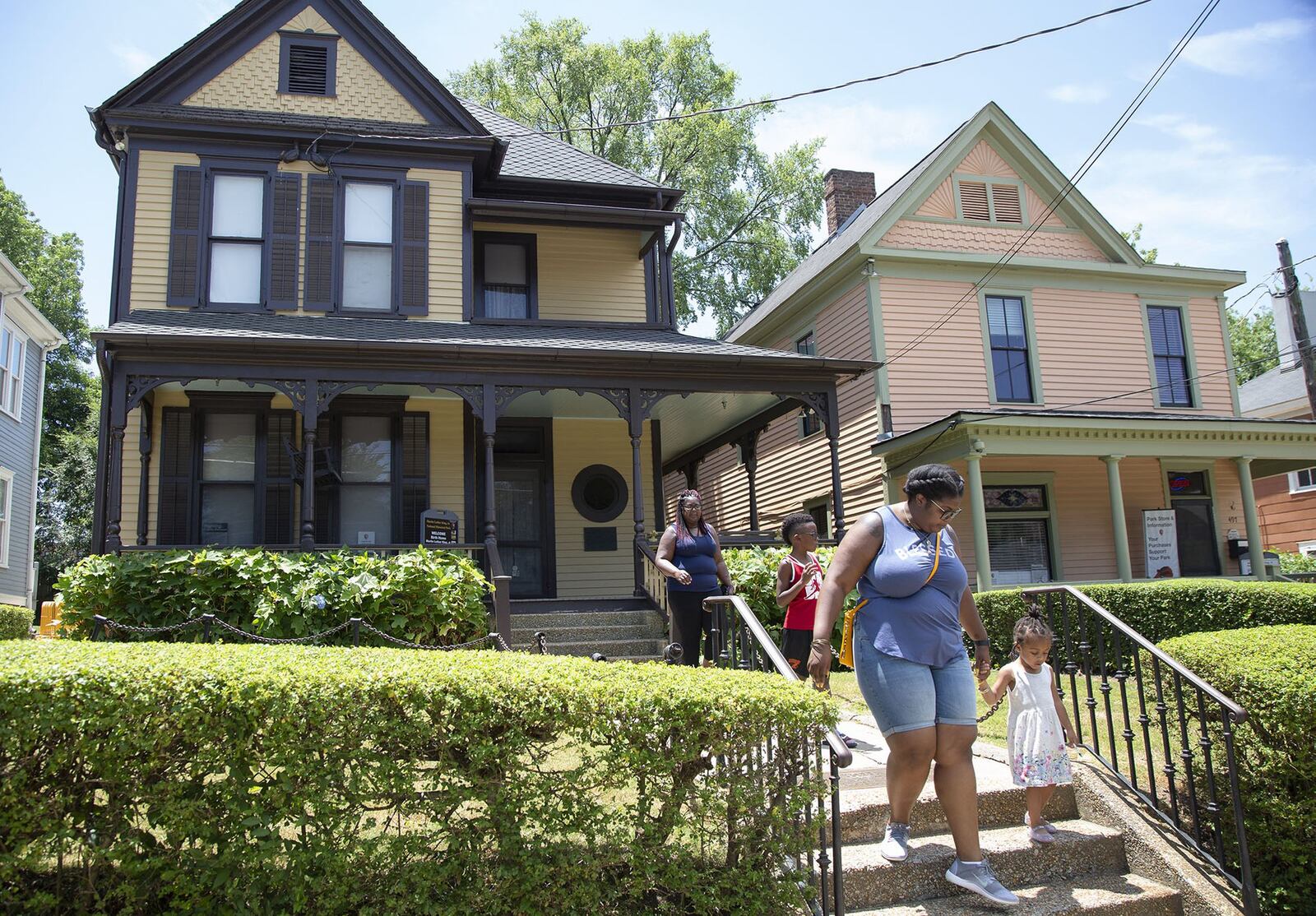 People visit the Martin Luther King Historic sites in Atlanta on Thursday May 30th, 2019. 