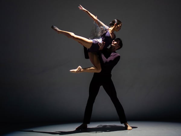 Rachel Van Buskirk and Christian Clark in Terminus Modern Ballet Theatre's "Ad Terram." Courtesy of Christina Massad