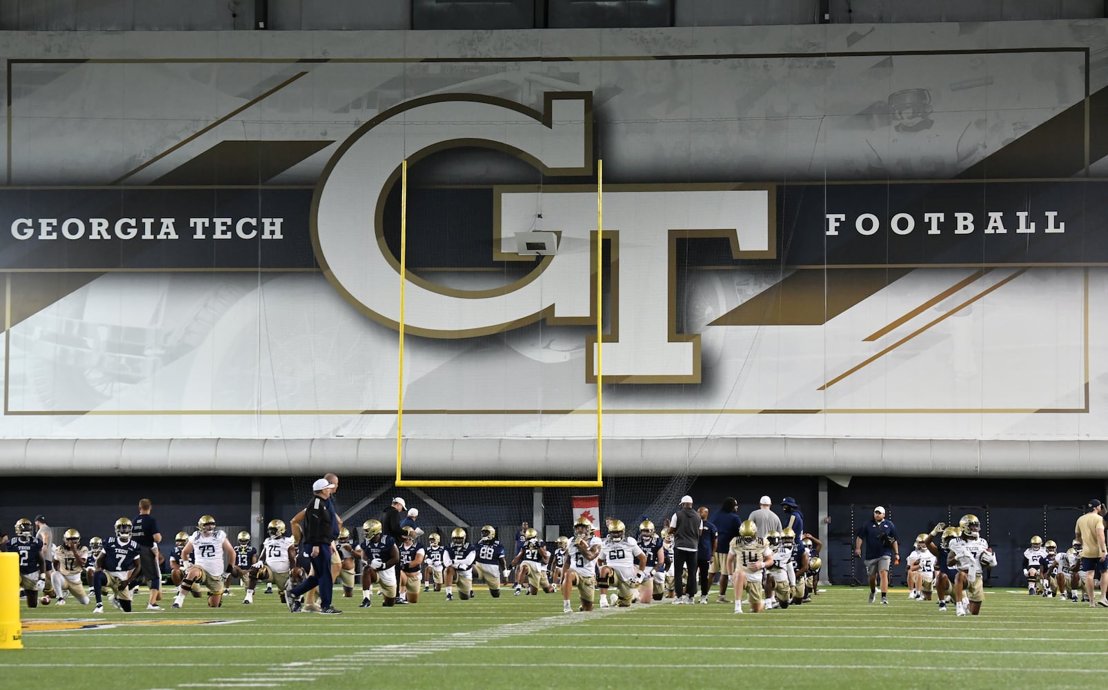 Georgia Tech football practice photo