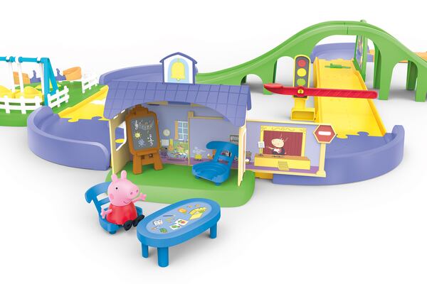 Visit Peppa’s hometown with the All Around Peppa’s Town playset which can be converted to various scenes.
(Courtesy of Hasbro)