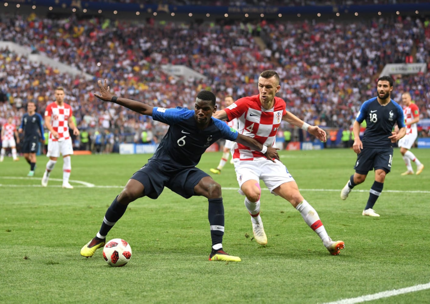 Photos: 2018 World Cup final -- France vs. Croatia