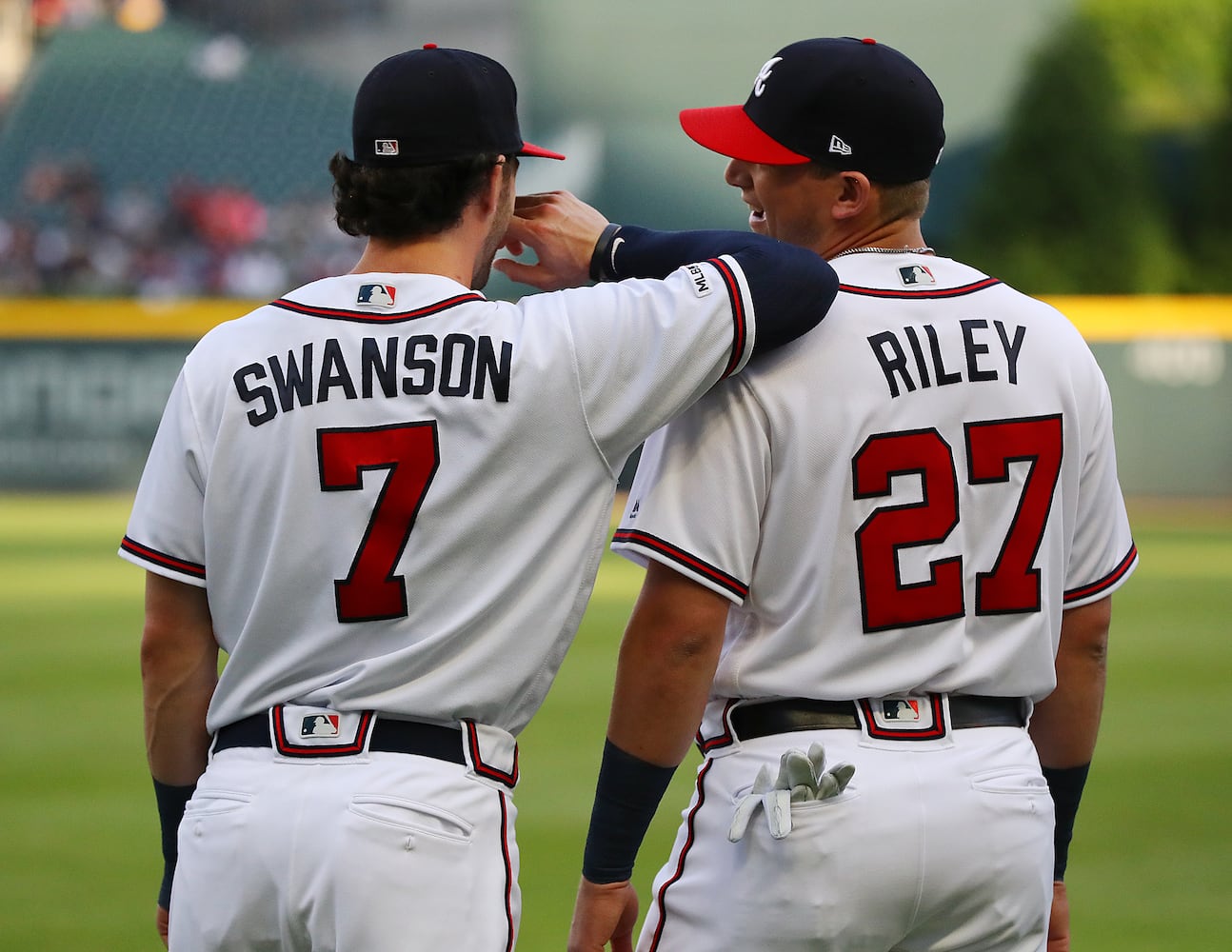 Photos: Braves’ Austin Riley crushes home run in his first game