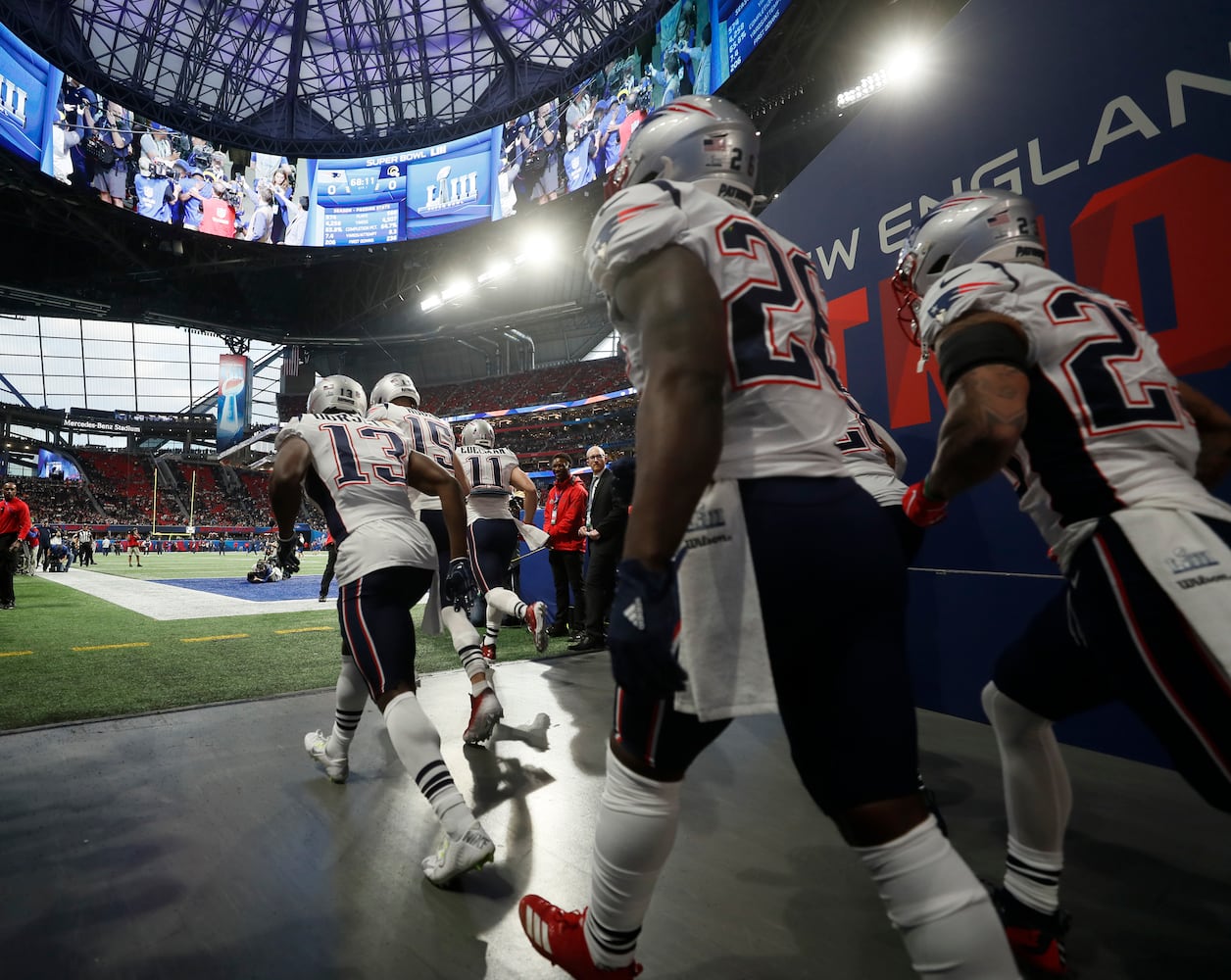 Photos: The Super Bowl scene inside Mercedes-Benz Stadium