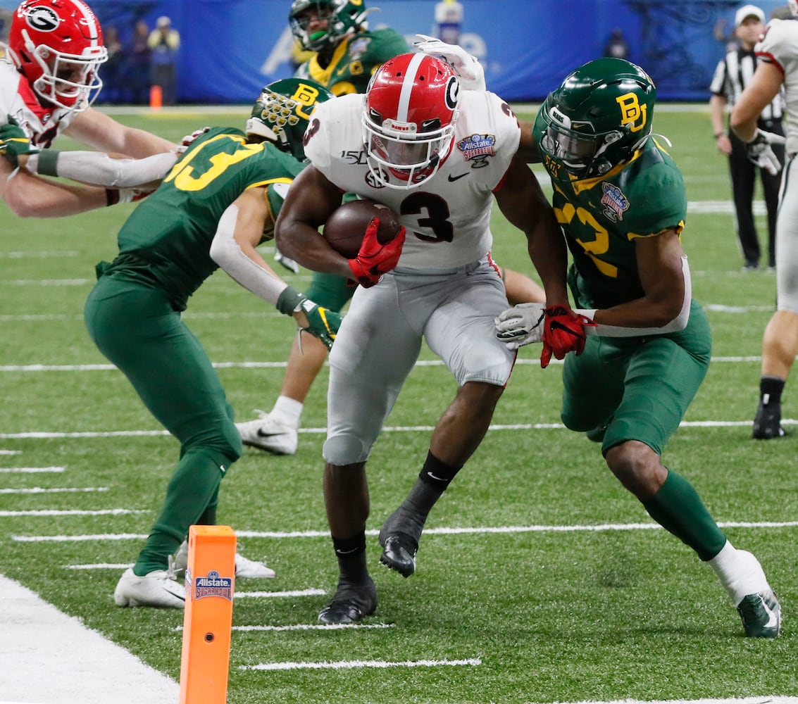 Photos: Bulldogs too much for Baylor in Sugar Bowl