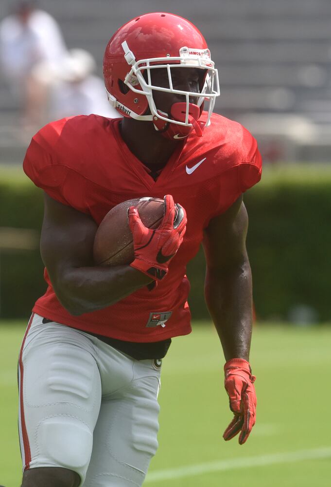 Photos: Bulldogs working hard even on Fan Day