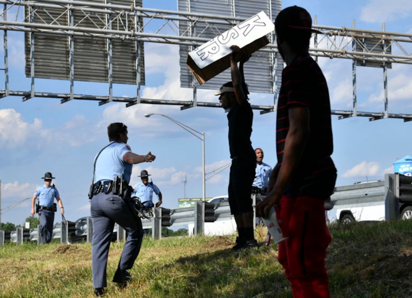 PHOTOS: Protesters gather in Atlanta over Friday’s police shooting