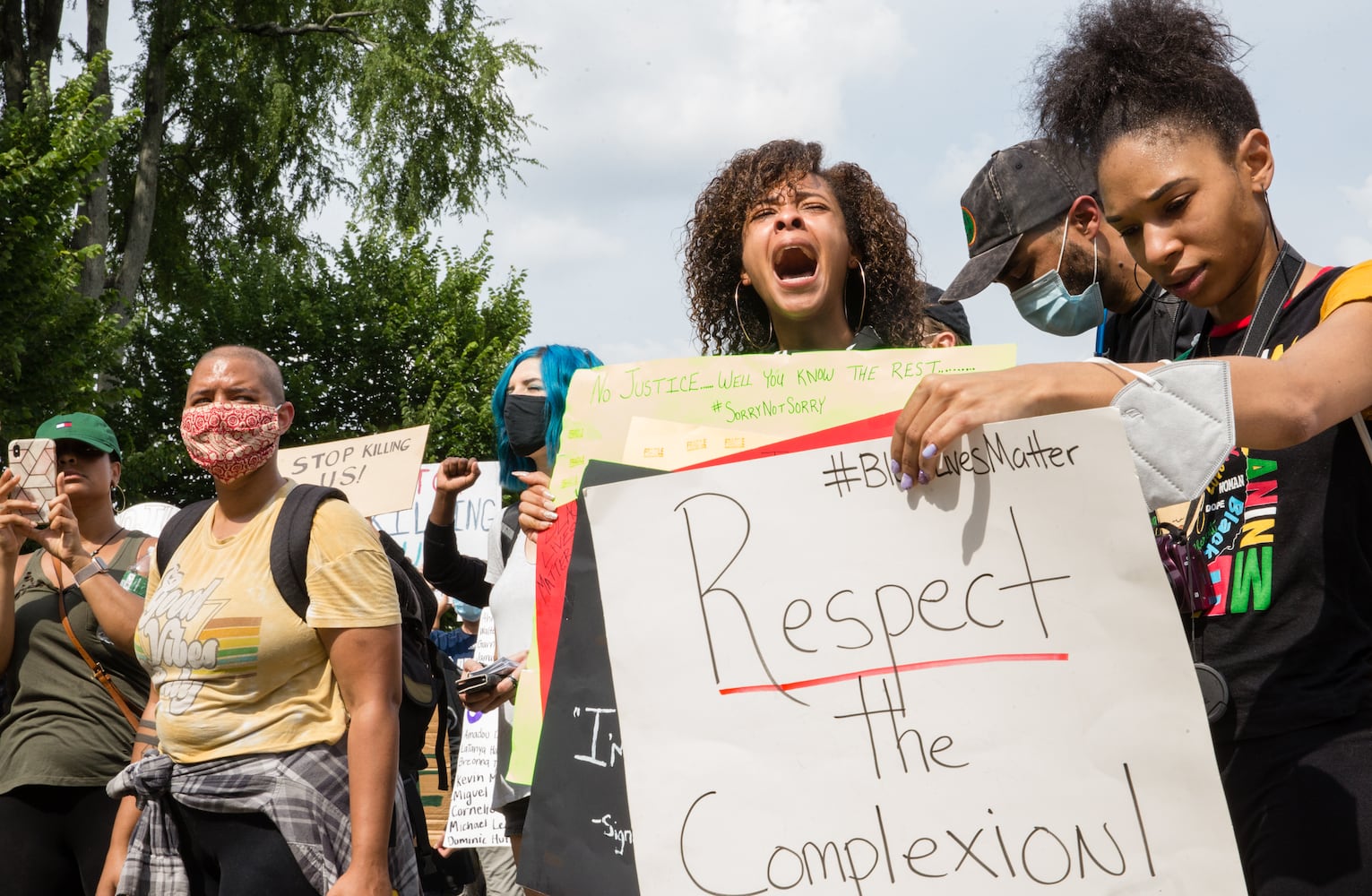 PHOTOS: Protesters gather across metro Atlanta