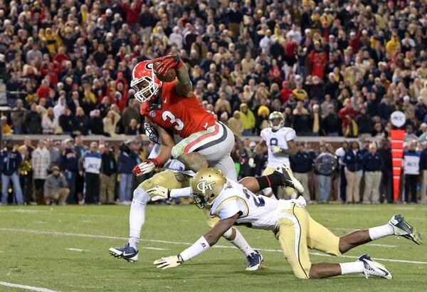 Todd Gurley was a difference-maker against Georgia Tech last year. (Jason Getz/AJC photo)