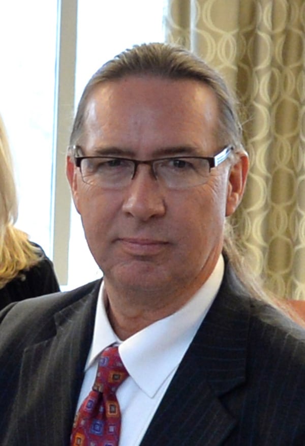 Frank Hogue has practiced with his wife and law partner, Laura, since 1997, and their Macon law firm is Hogue Hogue Fitzgerald & Griffin. Frank Hogue has tried all kinds of criminal cases in state and federal courts. He has represented defendants in numerous death-penalty cases. In 2012, Hogue served as the president of the Georgia Association of Criminal Defense Lawyers.   (BRANT SANDERLIN / BSANDERLIN@AJC.COM)