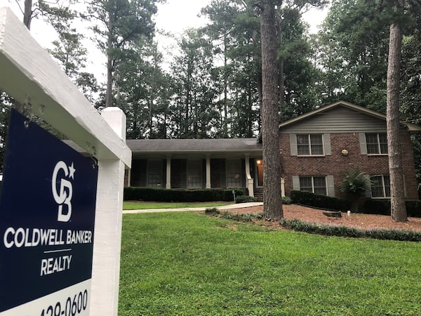 A home for sale in Dunwoody, Ga., on Aug. 19, 2022. J. Scott Trubey/scott.trubey@ajc.com.