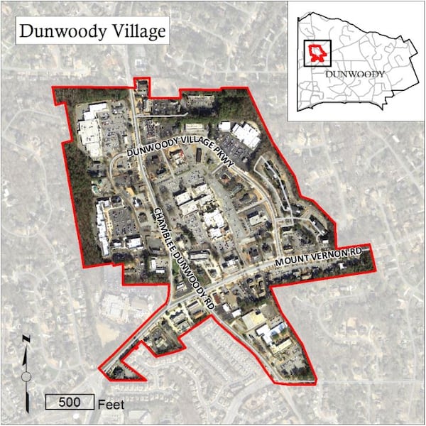 Dunwoody Village spans 165 acres.