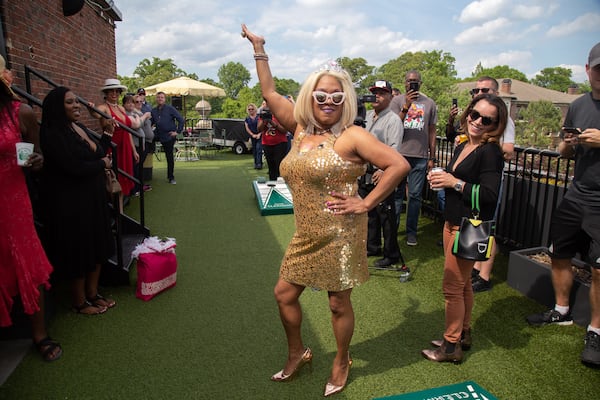 Anita Ray Strange, aka Blondie, celebrated her 40th anniversary at the Clermont Lounge in 2019. Photo: Steve Schaefer / Special to the AJC 