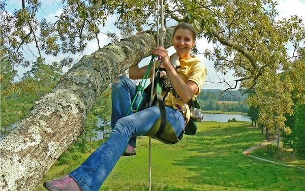 You can climb 30 feet up at Panola State Park.