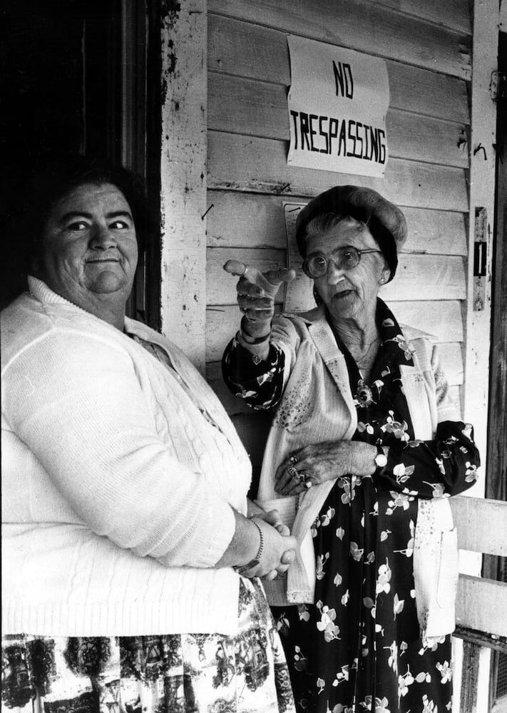 On the porch