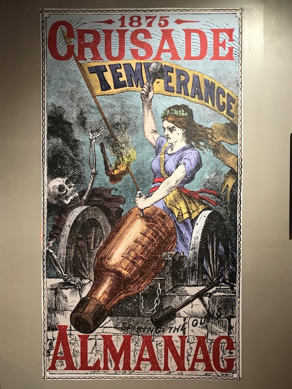 A poster at the American History Museum, which opened May 29 in Savannah. Photo by Ligaya Figueras.