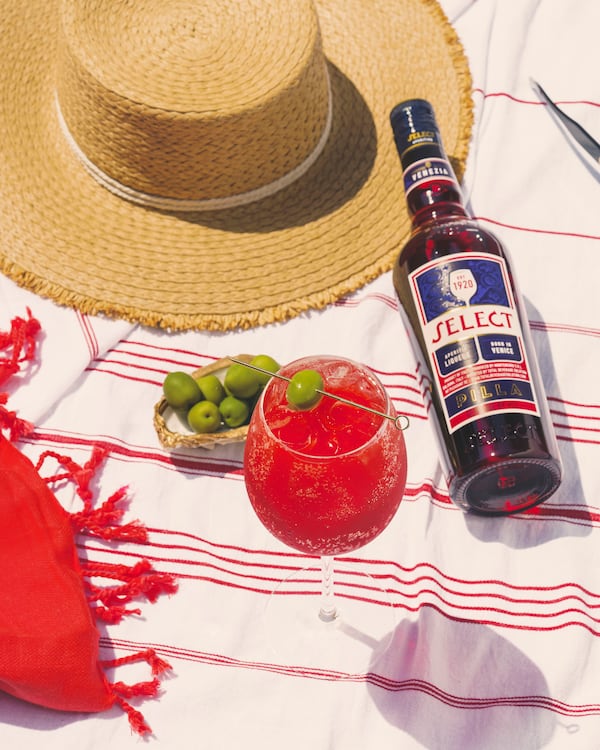 Select Aperitivo, made with 30 botanicals, has been poured into Venetian Spritzes since 1920. 
Courtesy of Select Aperitivo