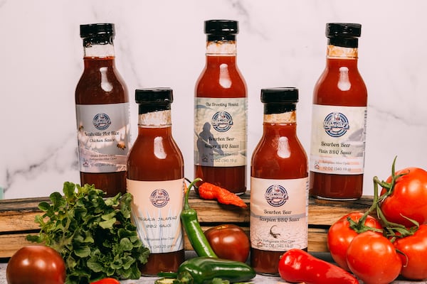 Nashville Hot Hive chicken sauce is one of the varieties available from Nashville’s Whiskey Hound. Courtesy of Nashville’s Whiskey Hound