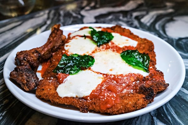 Veal Parmesan from the menu of Dirty Rascal.