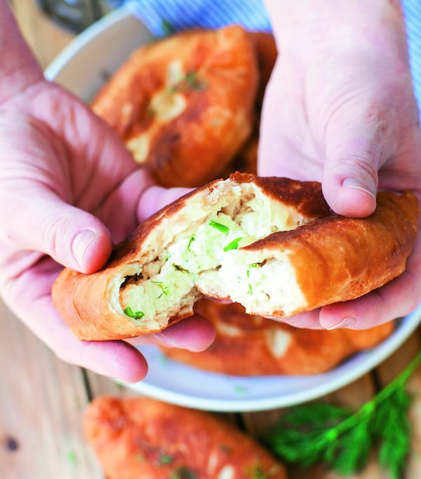 Cottage Cheese and Dill Piroshki from “Beyond Borscht” by Tatyana Nesteruk (Page Street Publishing Co., 2020). CONTRIBUTED BY TATYANA NESTERUK