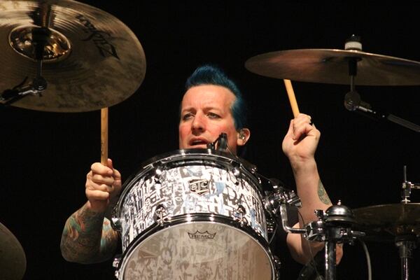  The beatmeister, Tre Cool. Photo: Melissa Ruggieri/AJC