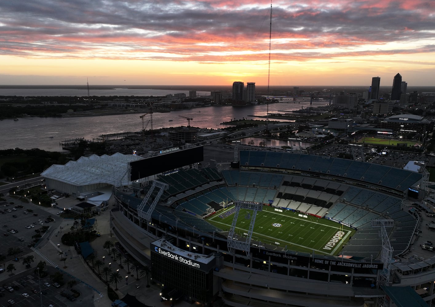 Georgia vs Florida tailgating