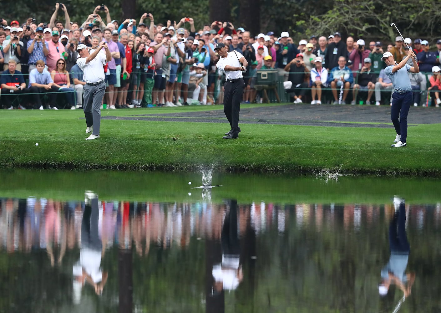 Tiger Woods at the Masters