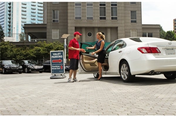 Valet parking will be available 5 p.m. to 11 p.m. Fridays and Saturdays from Nov. 1 through Dec. 31 in the Waddell Street parking deck in Marietta. AJC file photo