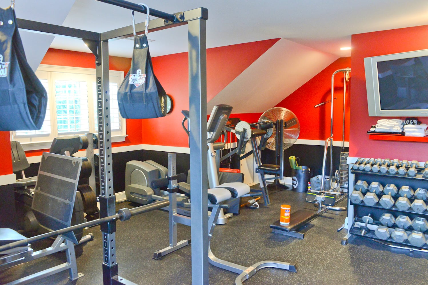 A full fitness room