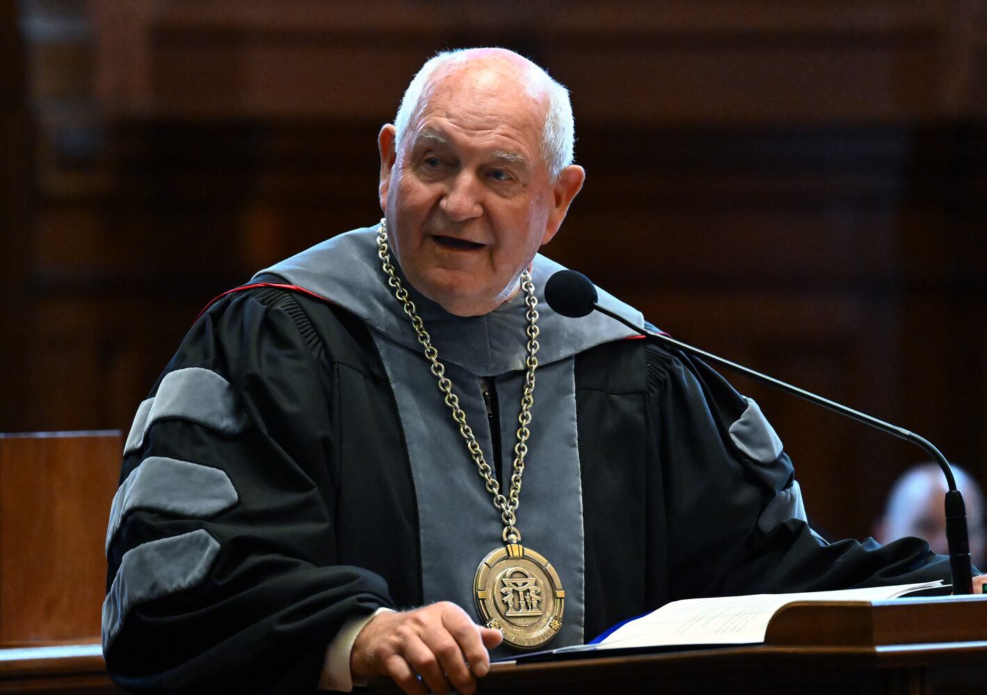 Inauguration held for university system chancellor Sonny Perdue