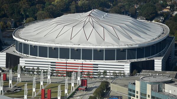 The Georgia Dome is seen, Wednesday, Nov. 1, 2017, in Atlanta.