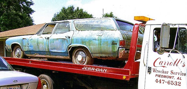 The 1970 Chevy station wagon that helped convict Wayne Williams has been salvaged by a retired criminal justice professor who hopes it will eventually exonerate one of Georgia's most notorious felons.