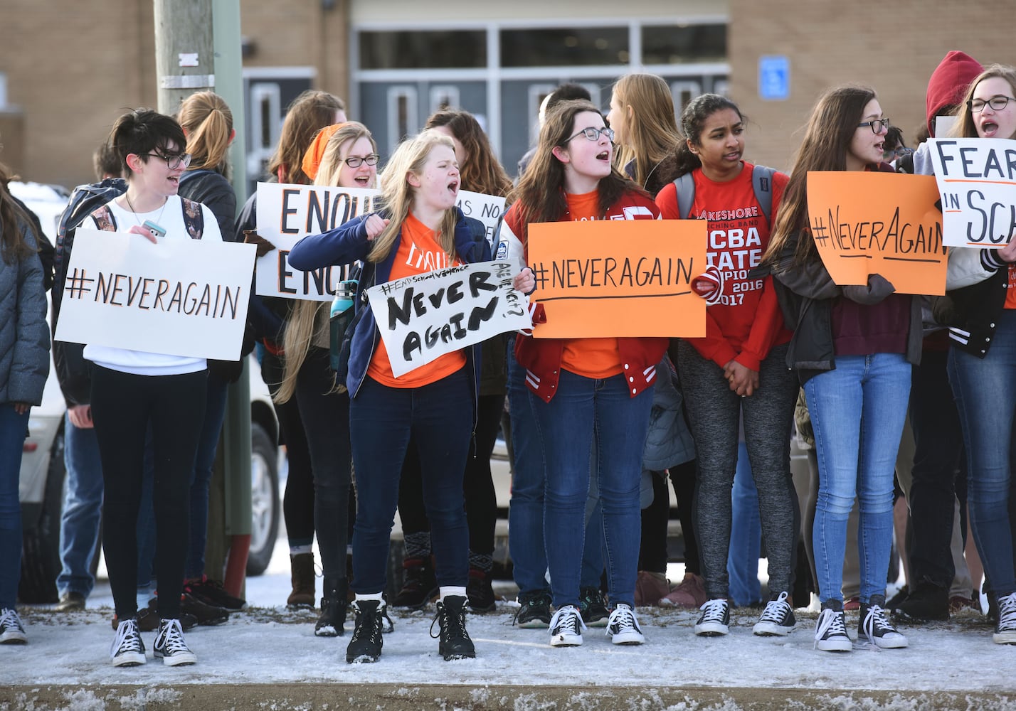 Photos: Students walk out of schools to protest gun violence; march on Washington