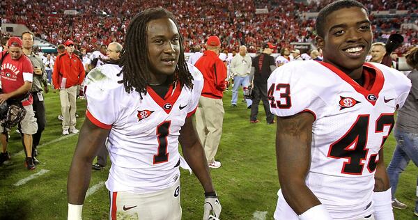 Isaiah Crowell (left) and Quintavius Harrow.