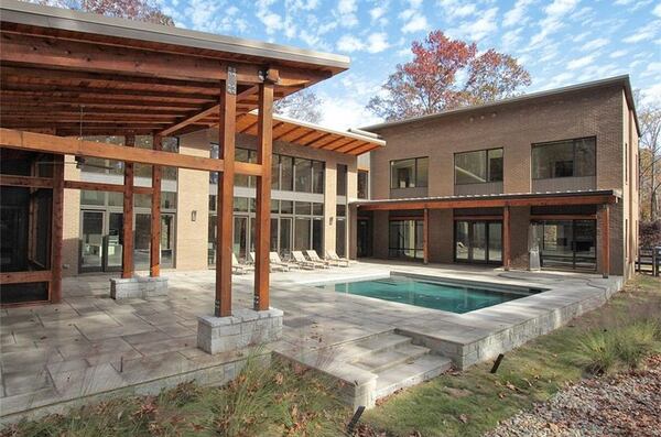 This modern estate at 4056 Hog Mountain Road in Hoschton is listed for $2.195 million. (Photos via zillow.com)