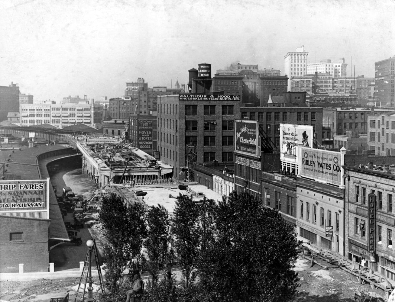 AJC Flashback Photos: Atlanta’s Gulch and viaducts