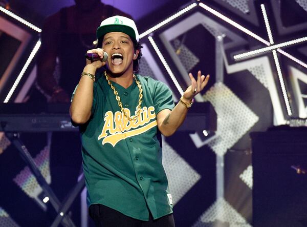  Bruno Mars will take over Club Nomadic on Friday night in Houston. (Photo by Chris Pizzello/Invision/AP, File)