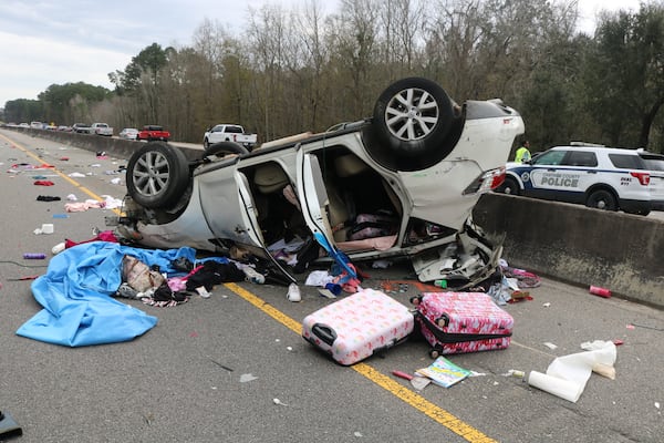 The crash that killed Aimee Youmans Padgett was the result of a PIT maneuver performed at a speed of around 80 miles per hour, according to an AJC analysis from dashcam footage. The AJC’s review found 30% of PITs occurred in chases that took place with average speeds of 75 mph or higher. Courtesy of Georgia State Patrol