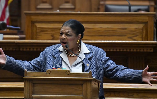 State Sen. Gail Davenport, a Democrat from Jonesboro, was not happy that senators voted to abolish the Georgia Council on Lupus Education and Awareness.