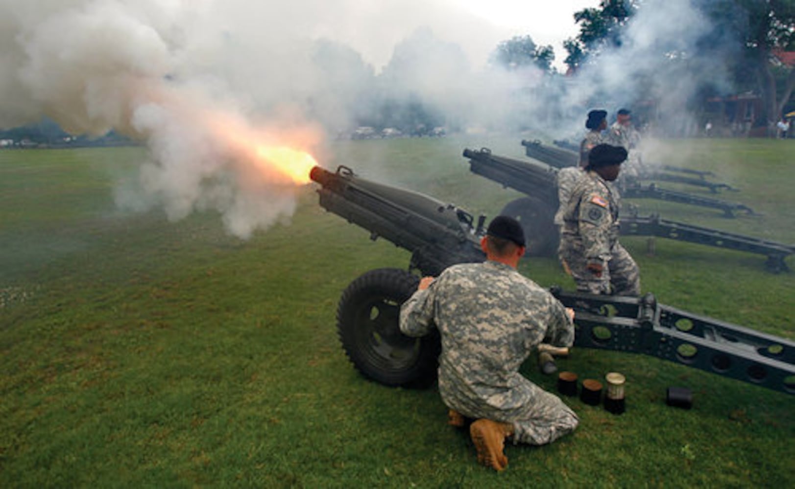 Army change of command ceremony