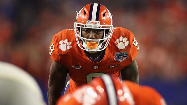 Running back Wayne Gallman of the Clemson Tigers.