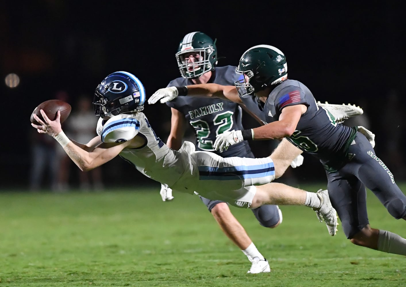 high school football: Lovett at Wesminster