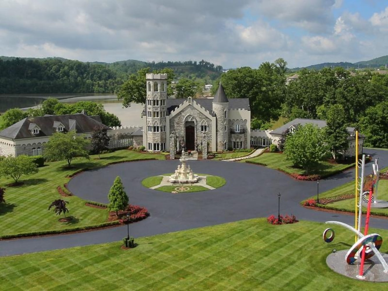 Home includes 14-car garage, model of Bristol Motor Speedway