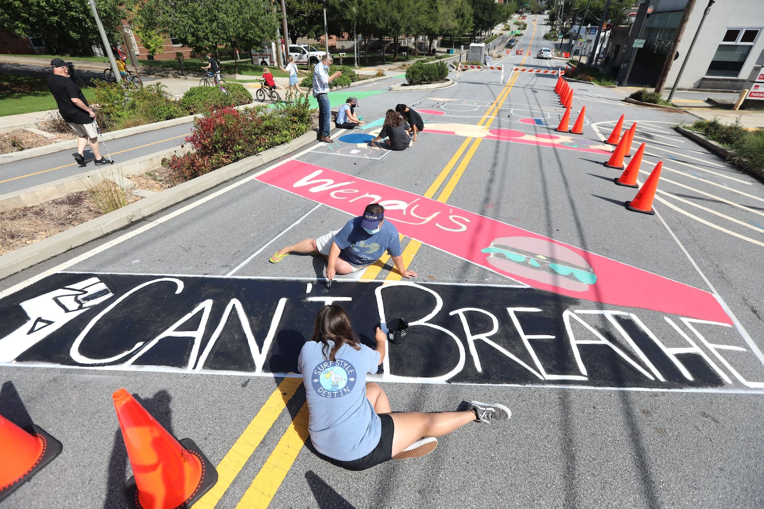 Decatur's 'Black Lives Matter' street mural