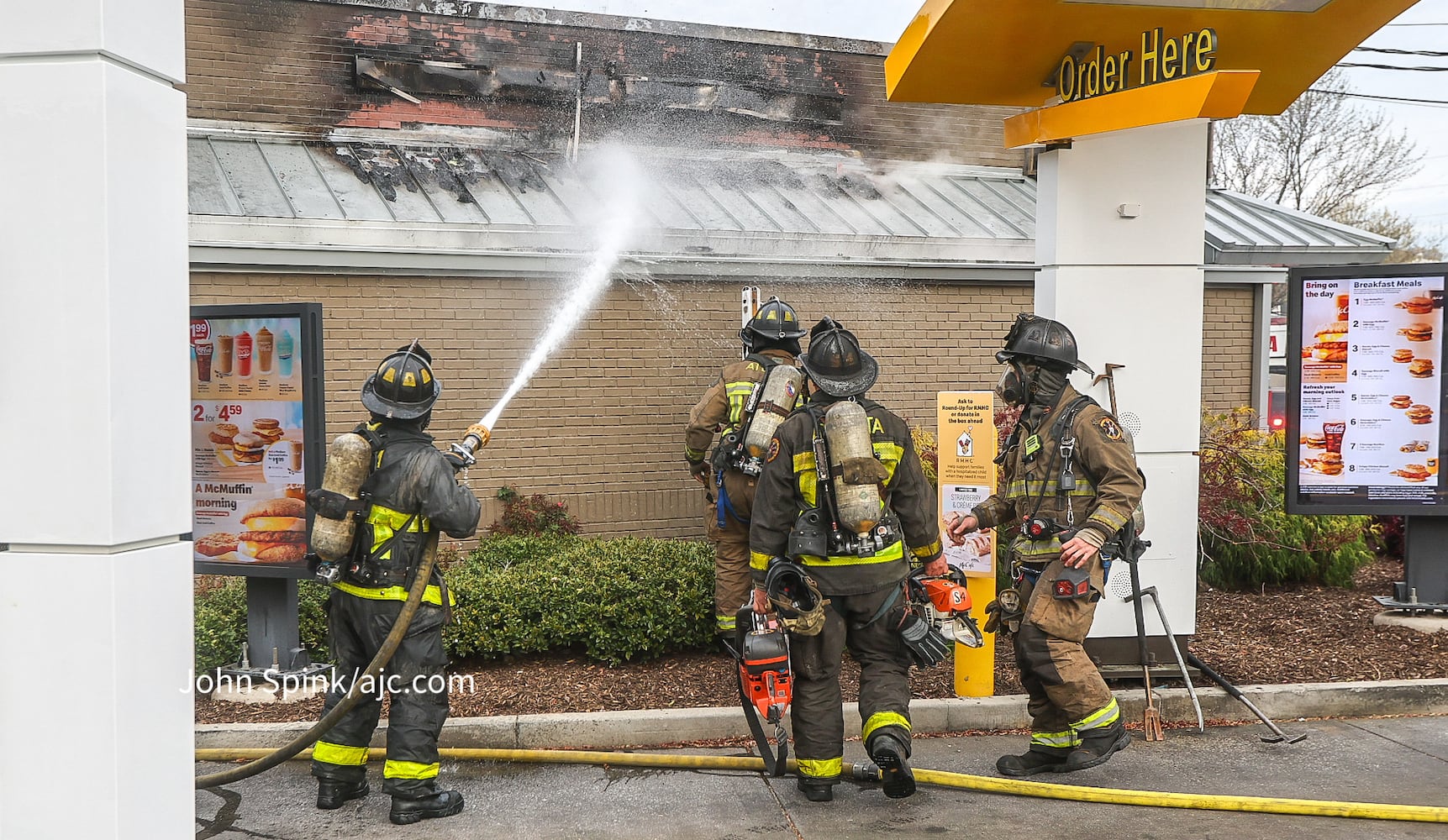 Northside Drive McDonald's fire