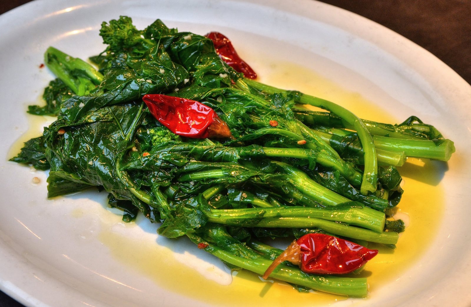 Broccoli di rape Stufati (sauteed broccoli rabe). Styling by Chef Linda Harrell. STYLING BY CHEF LINDA HARRELL. CONTRIBUTED BY CHRIS HUNT