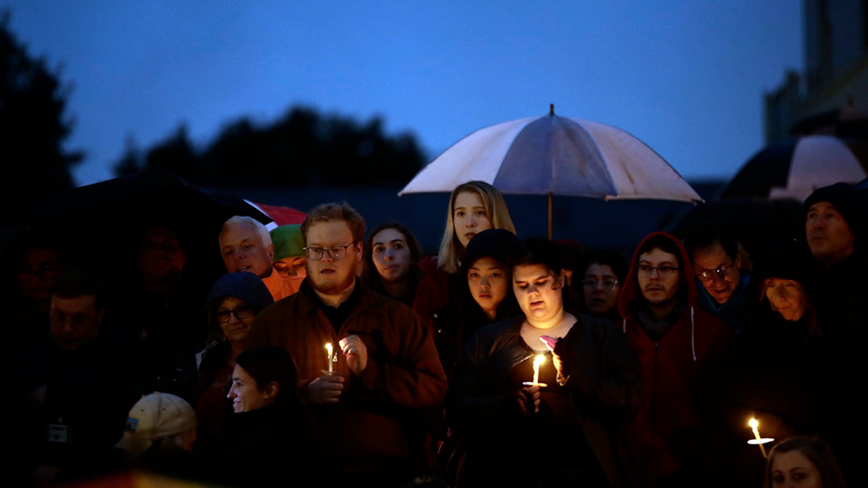 Photos: Thousands attend vigil after deadly shooting at Pittsburgh synagogue