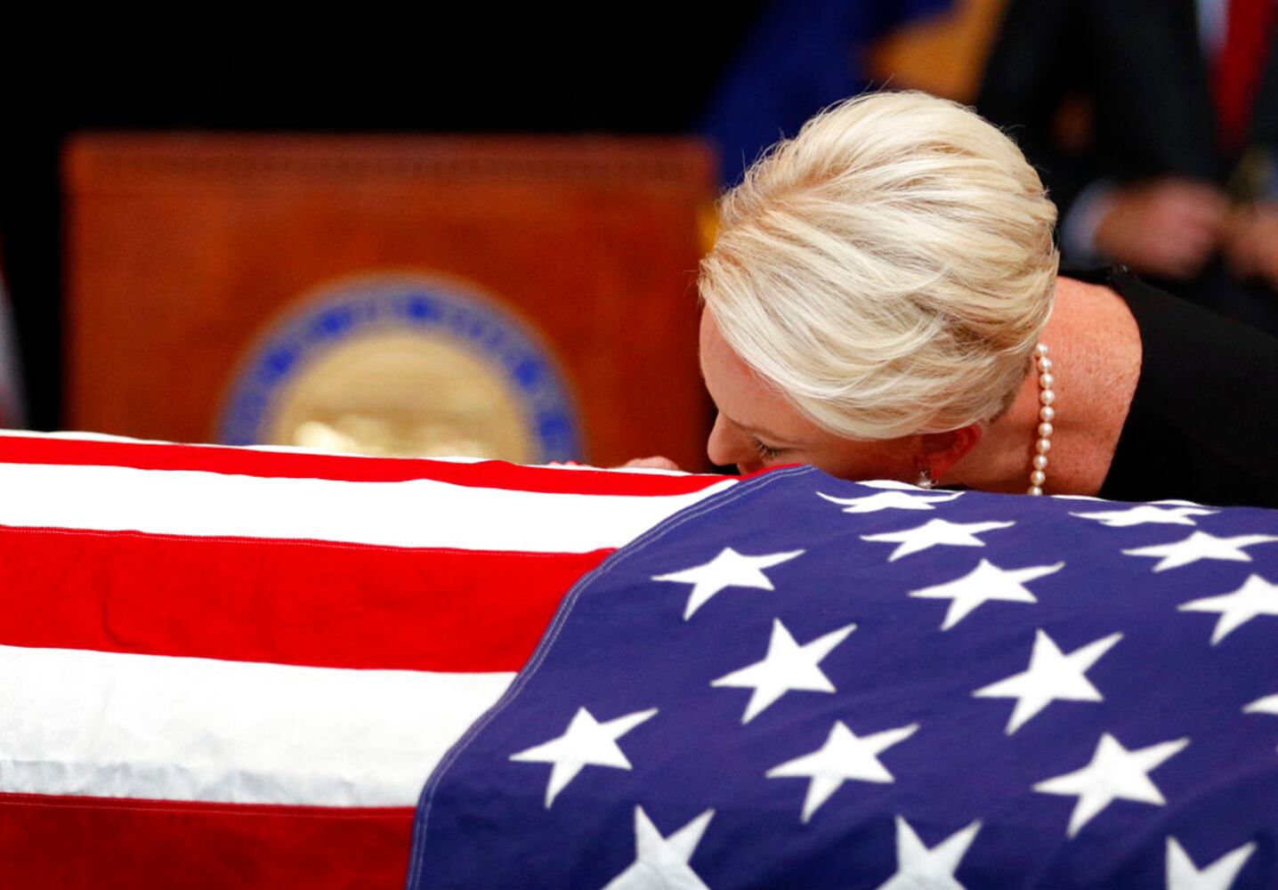 Photos: Sen. John McCain lies in state in Arizona Capitol