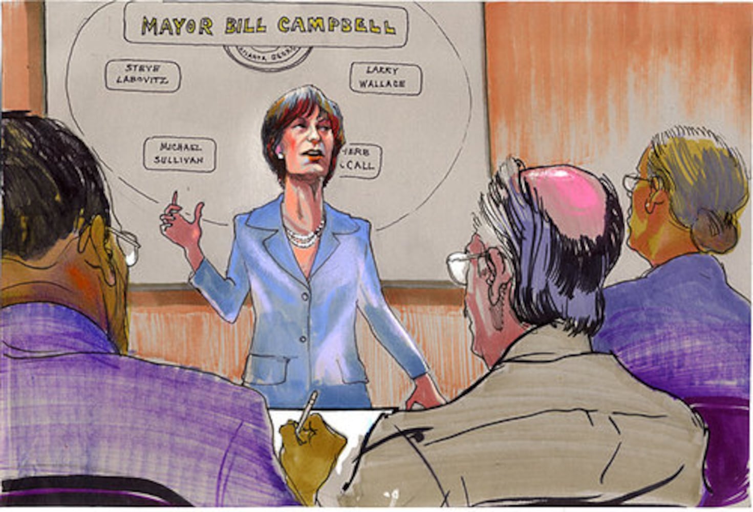 Bill Campbell's federal trial