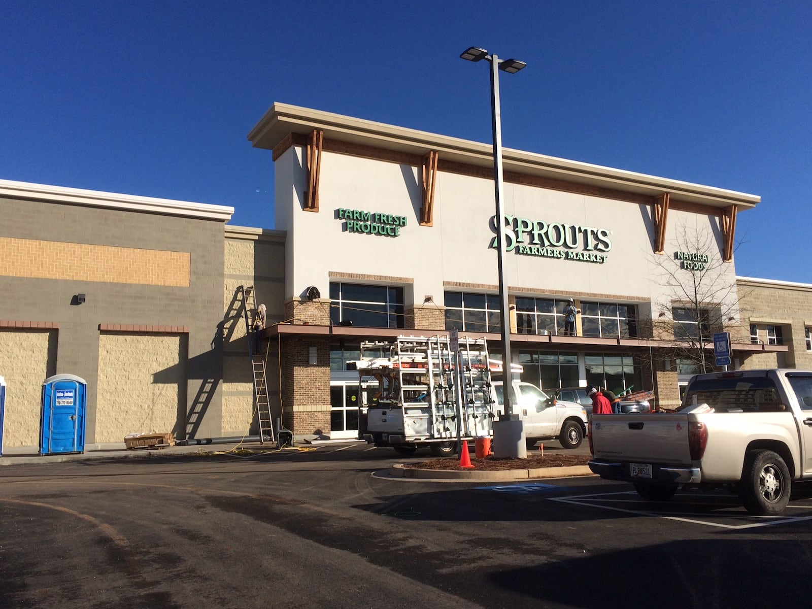 Sprouts Farmers Market is building a new location on Scott Boulevard near Decatur in DeKalb County. Progress is shown Thursday, Jan. 26.